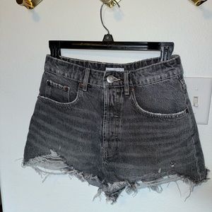 Zara high rise shorts
